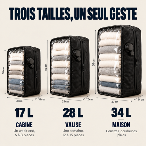 flatbag — Sacs de compression sous vide