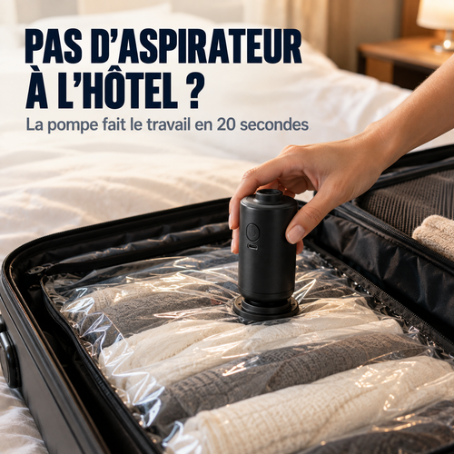 Pompe électrique flatbag — rechargeable USB-C